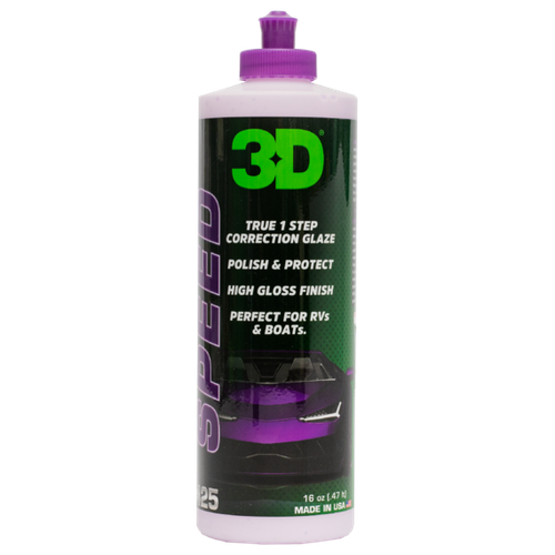 3D Полироль для удаления легких и средних царапин , полировальная паста 3D SPEED 16oz  0,41л, 425OZ16