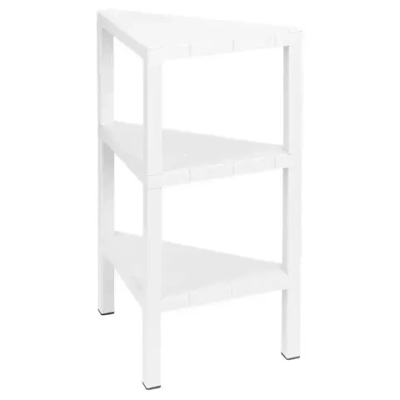 Этажерка угловая nature 330х725 мм (белый) (комплект 4 шт)