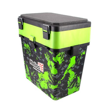 Ящик для зимней рыбалки &quot;SHARK&quot; Helios, 19 л, зелёный/8/6/