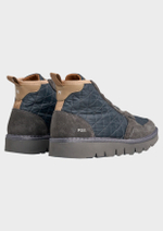 Ботинки PANCHIC Ankle Boot Quilted Nylon Suede Faux Fur