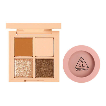 Набор декоративной косметики 3CE 3CE Quad Eye Shadow Blush Makeup Sets Easy-to-Blend Complexion Brightening Skin Tone Two-Piece Set