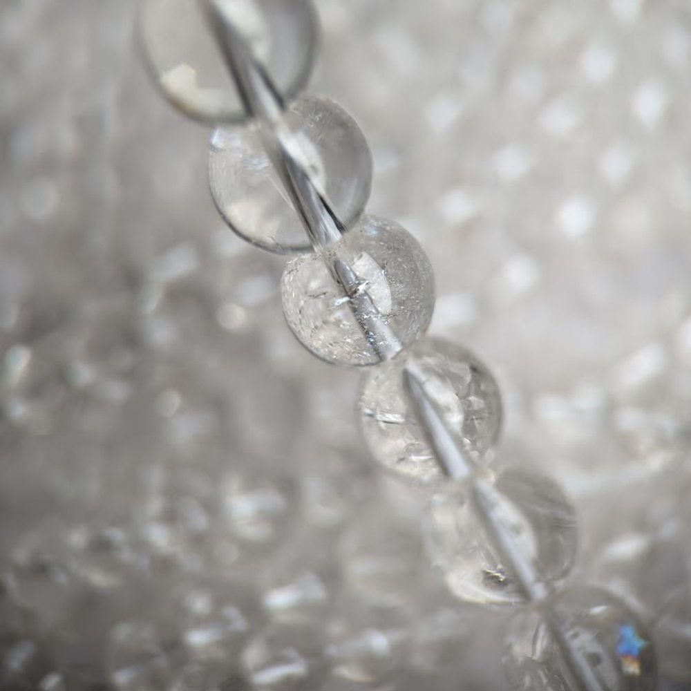 Горный хрусталь "Хлопковый" натуральный