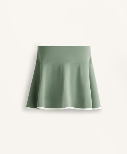 Oysho Юбка с кантом, хаки