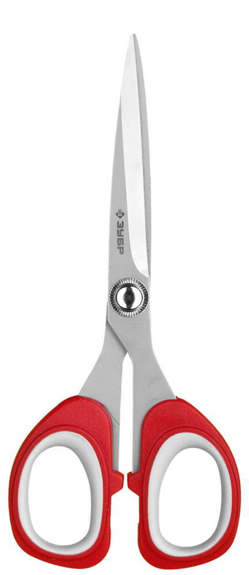ЗУБР 175 мм, двухкомпонентные ручки, хозяйственные ножницы (40441-17)