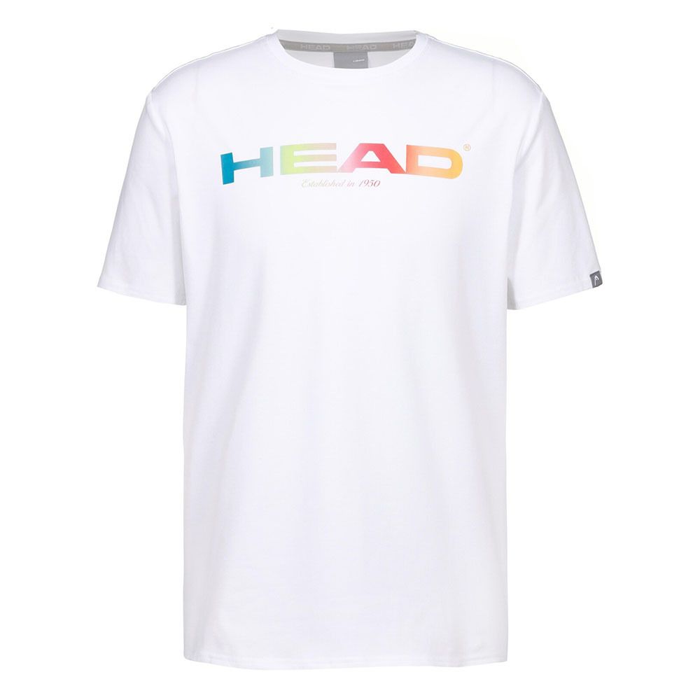 Футболка мужская HEAD Rainbow T-Shirt M 811435-WH-2XL, р.2XL, полиэстер, хлопок, эластан, белый