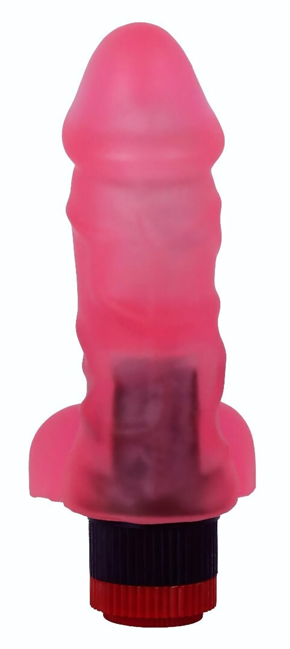Розовый гелевый вибратор-реалистик - 16,5 см. (Цвет: розовый)