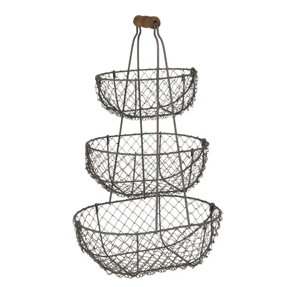 Mensa Home Коричневая проволочная стойка 48x30x22 см