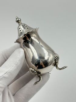 Солонка посеребренная