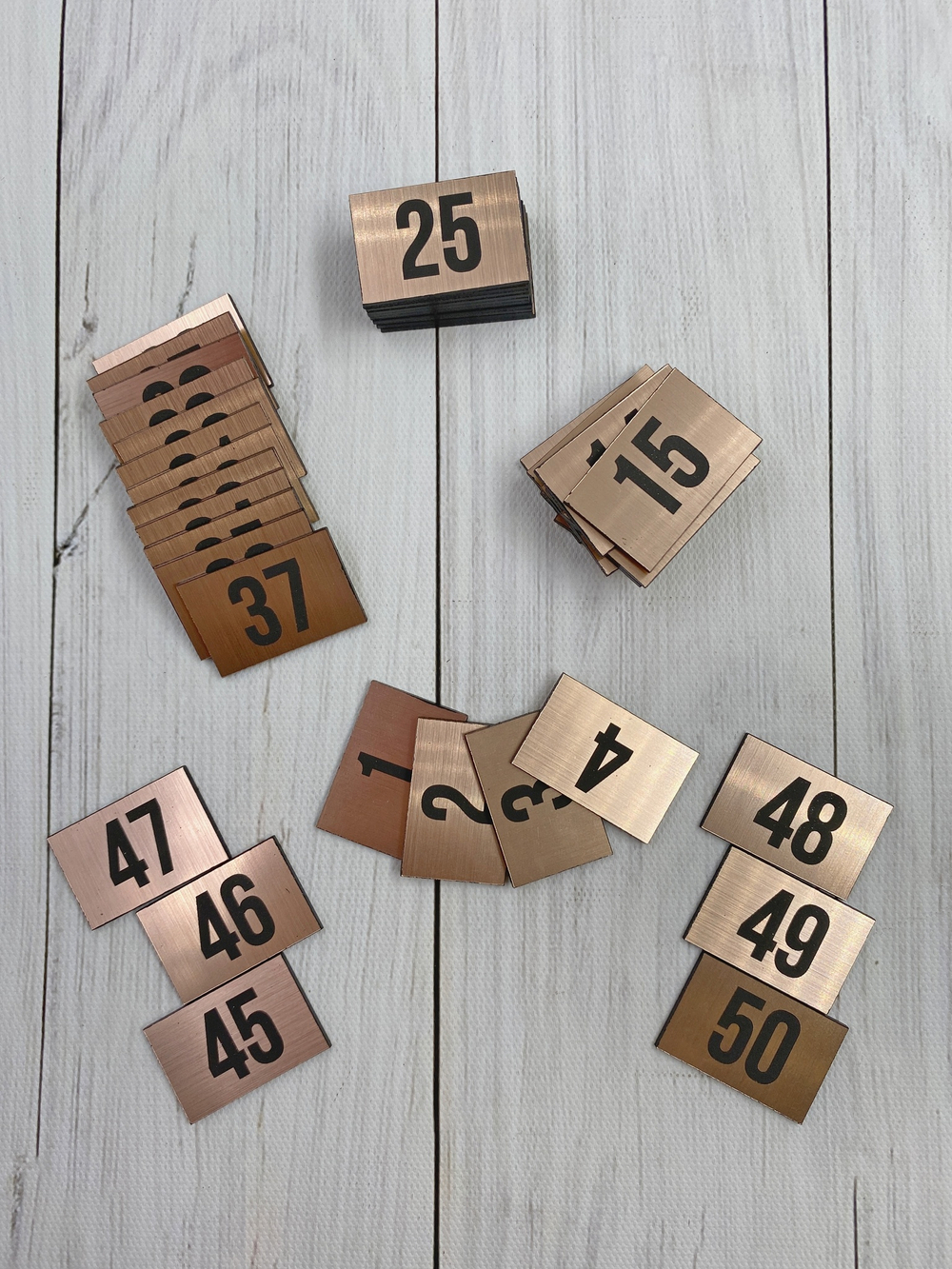 пластик нумерация медь