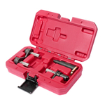 JTC-4769 - Набор фиксаторов распредвала для установки фаз ГРМ (VW SKODA дв.OEMT10120,Т10121,Т10123) в кейсе JTC - Комплектация 

Фиксатор распредвала (арт. 4769-1, 4769-3) – 3 шт.
Фиксирующий палец маховика (арт. 4769-2) – 1 шт.


Описание

Используется для блокировки распределительного вала при регулировке фаз ГРМ.
Оригинальные номера: Т10120 (4769-3), Т10121 (4769-2), Т10123 (4769-1).


Применение

Применяется в автомобилях Volkswagen Polo, Fox, Skoda Fabia, Seat Ibiza/Cordoba.
Для двигателей 2-х и 3-х цилиндровых, объемом 1.2л, 6/12V.