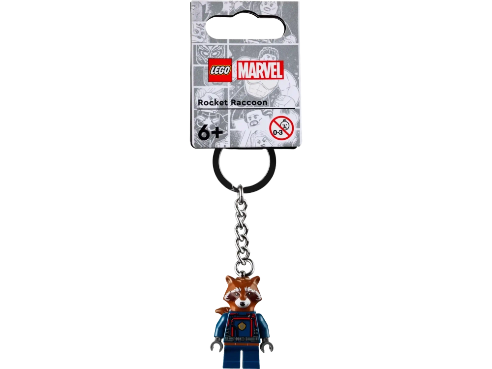 Брелок LEGO Marvel 854296 Енот Ракета