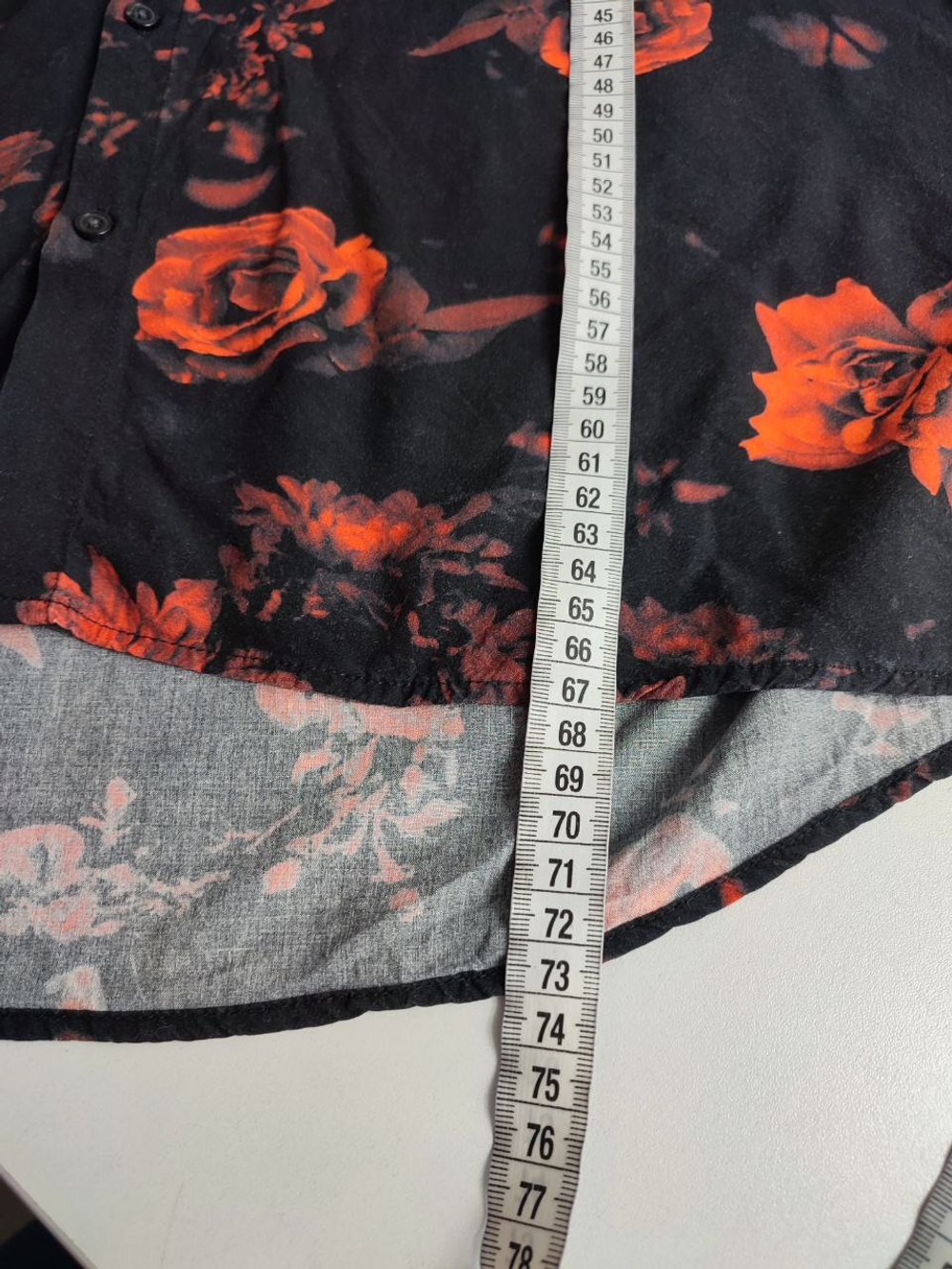 Блузка H&M с цветами 50 размер