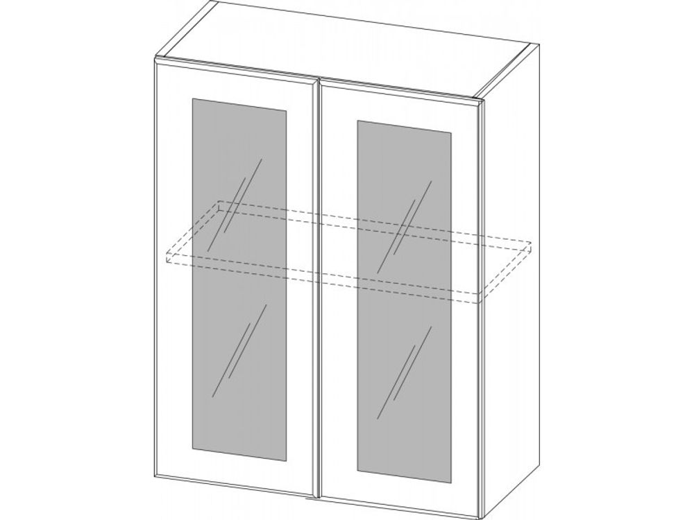 Волна Шкаф 550 со стеклом