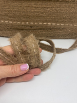 Тесьма отделочная твидовая пушистая (эффект травки) с люрексом ш 20мм 1 м