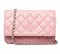 Сумка-кошелек Chanel Wallet On A Chain светло-розовый