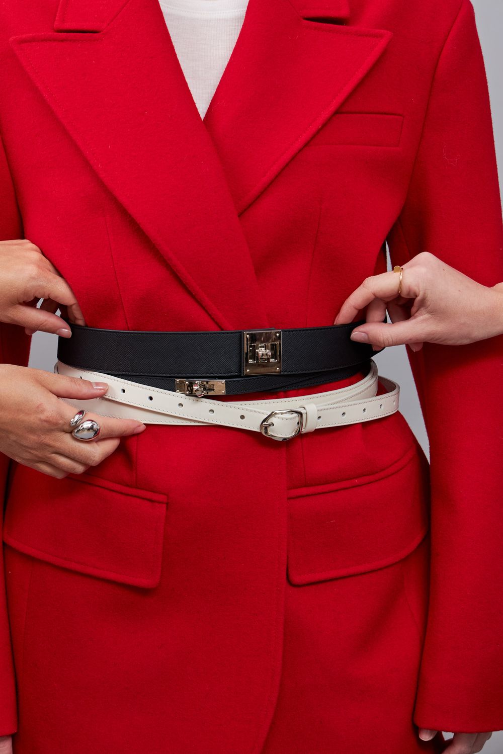 ТОНКИЙ РЕМЕНЬ В ДВА ОБОРОТА BLACK