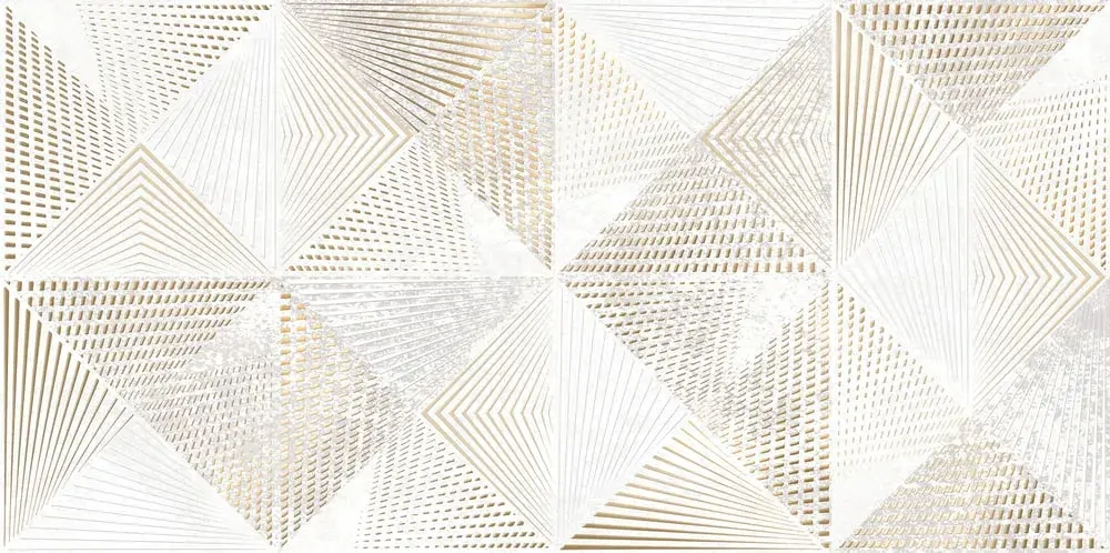 Декоративная плитка ALMA Ceramica DWU09PMT004 Piemonte 50x24.9 бежевая матовая с орнаментом