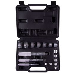 AFFIX (AF10020017C) Набор оправок алюминиевых для подшипников, 10-32 мм, кейс, 17 предметов