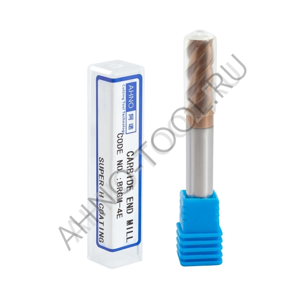 Фреза твердосплавная  12мм (L=75, l=30, хв=12) Z4 35° по стали, нерж., чугуну BRGM-4E-D12.0 HRC55 AH