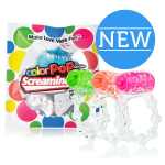 Ярко-синее кольцо на пенис с вибрацией (Цвет: синий)