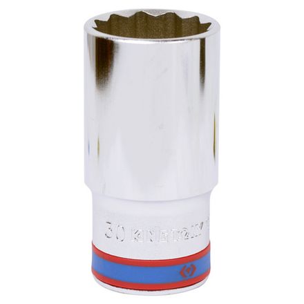 Цена на KING TONY (423030M) Головка торцевая глубокая двенадцатигранная 1/2", 30 мм