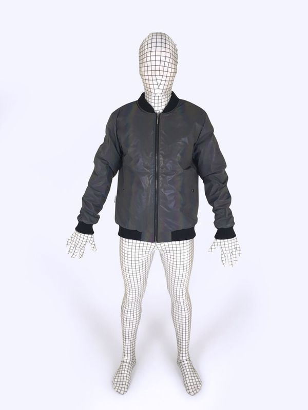 Бомбер "Rainbow Reflective" Светоотражающий Утепленный - фото 1