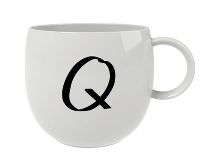 Like. by Villeroy&Boch Кружка с буквами 400 мл Q 10-1620-6116
