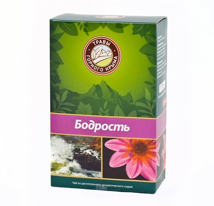 Бодрящий коробка,100 гр., ТМ ТРАВЫ ГОРНОГО КРЫМА