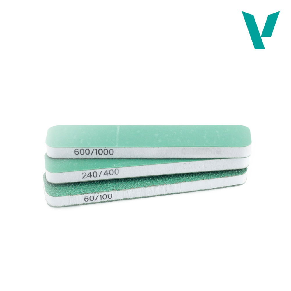 Набор инструментов для шлифования моделей VALLEJO TOOLS: FLEXISANDER DUAL GRIT X3 (90X19X6MM) Набор инструментов для шлифования моделей VALLEJO TOOLS: FLEXISANDER DUAL GRIT X3 (90X19X6MM)