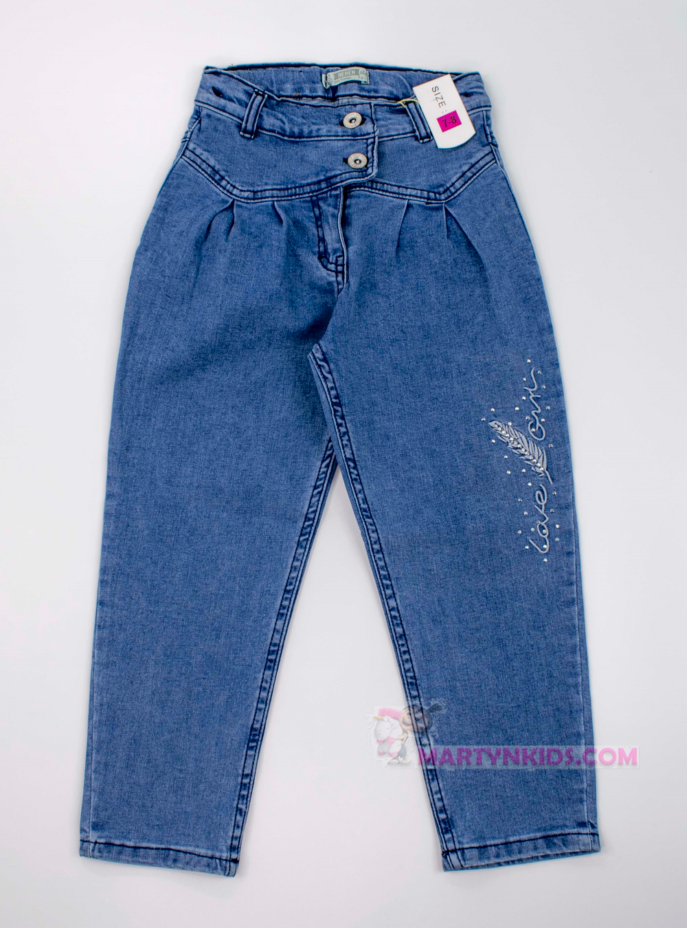 джинсы Пояс веточка стрейч 3386