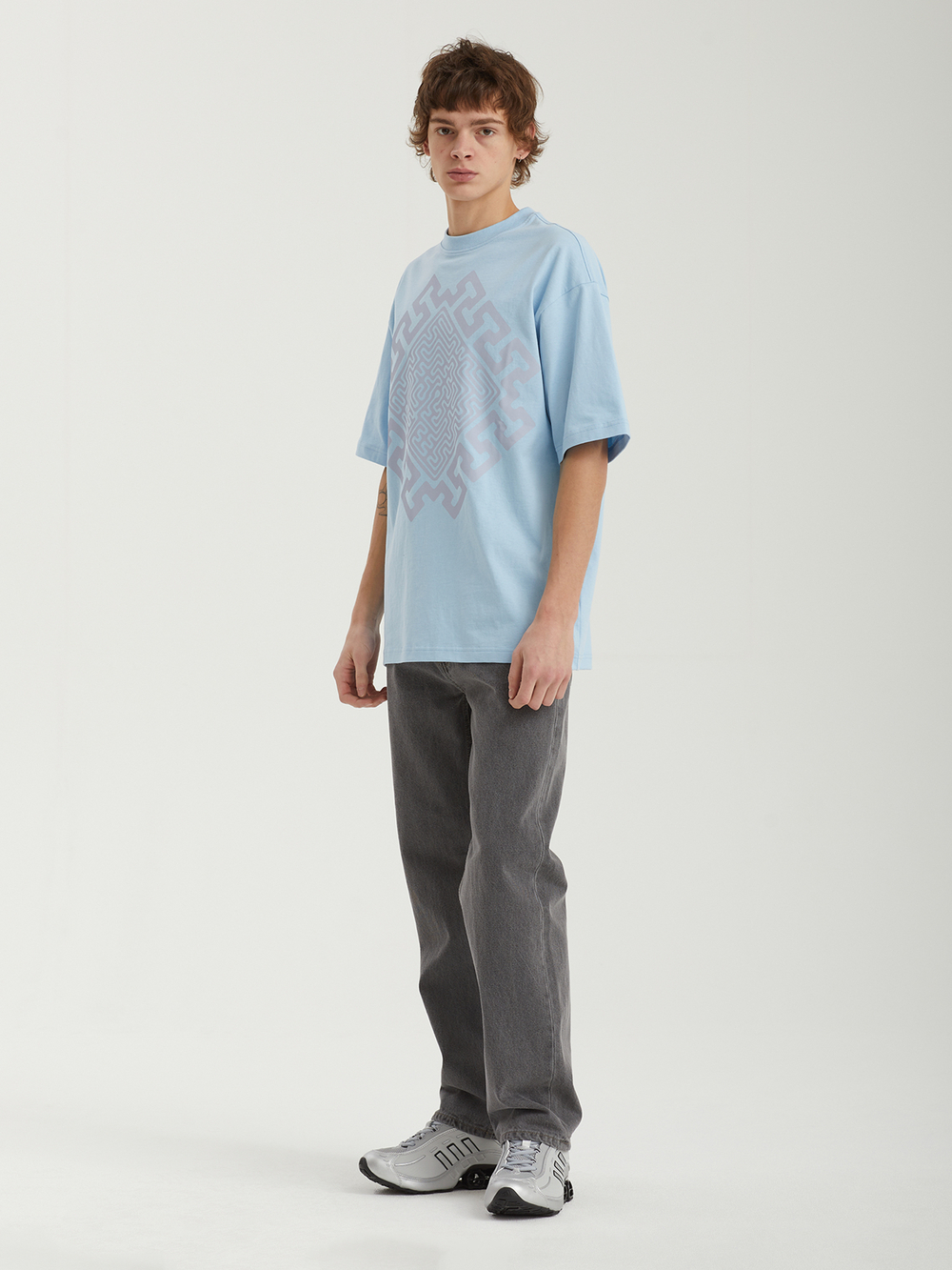 Мужская Футболка Ttt Maze