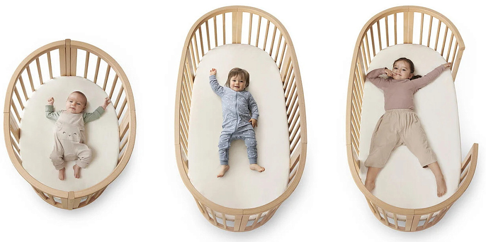Детская кроватка Стокке Слипи Мини В3 Stokke Sleepi Mini V3 Натуральный