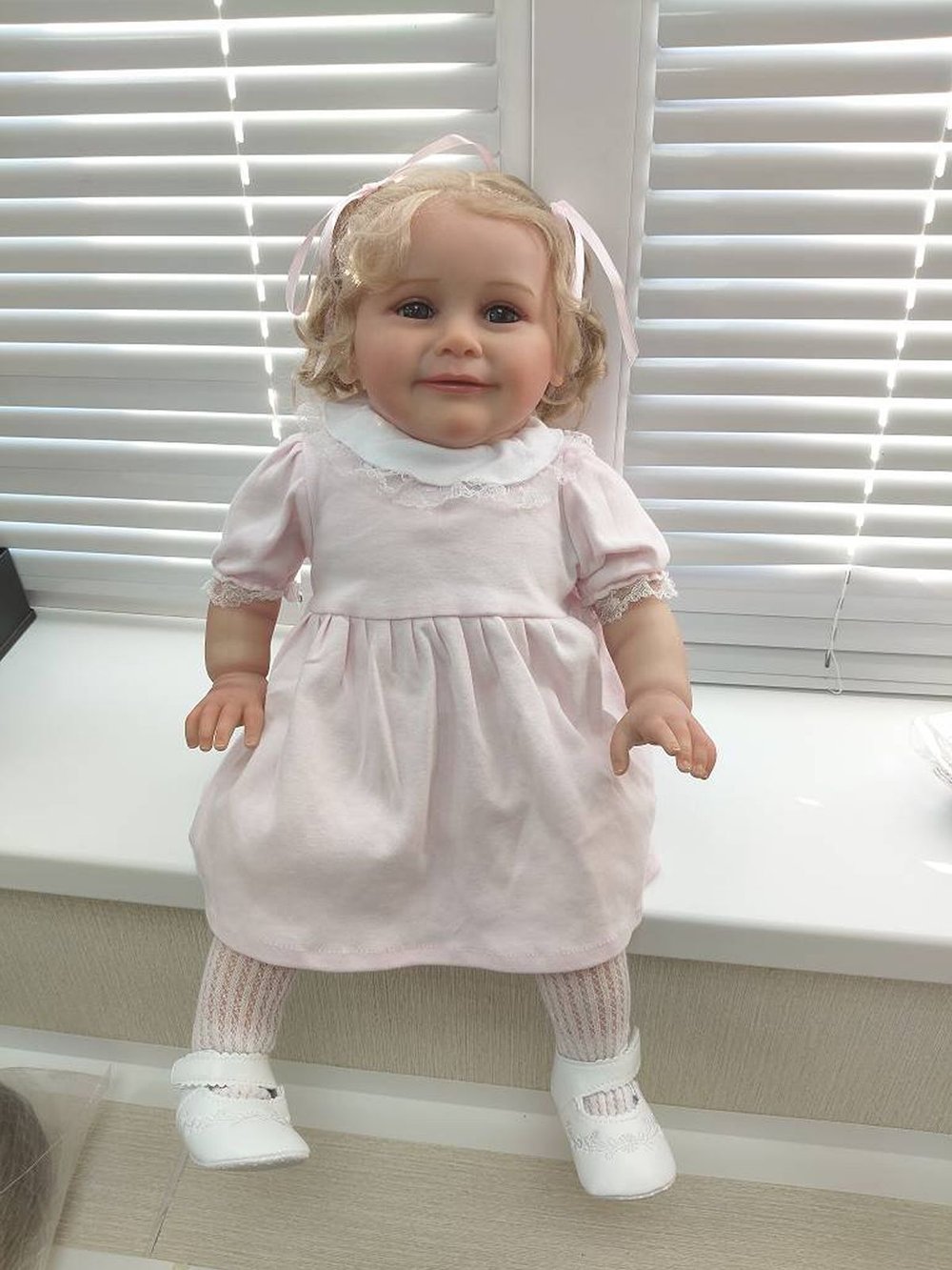 Уценка Кукла Реборн мягконабивная 60см в пакете (FA-580)