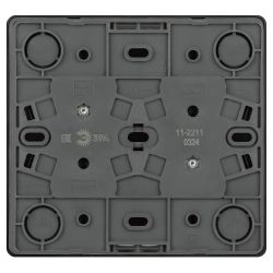 Розетка ЭРА Эксперт 11-2211-05 четырехместная с заземлением 4х2P+E Schuko со шторками, IP20, 16A-250В, ОУ, антрацит