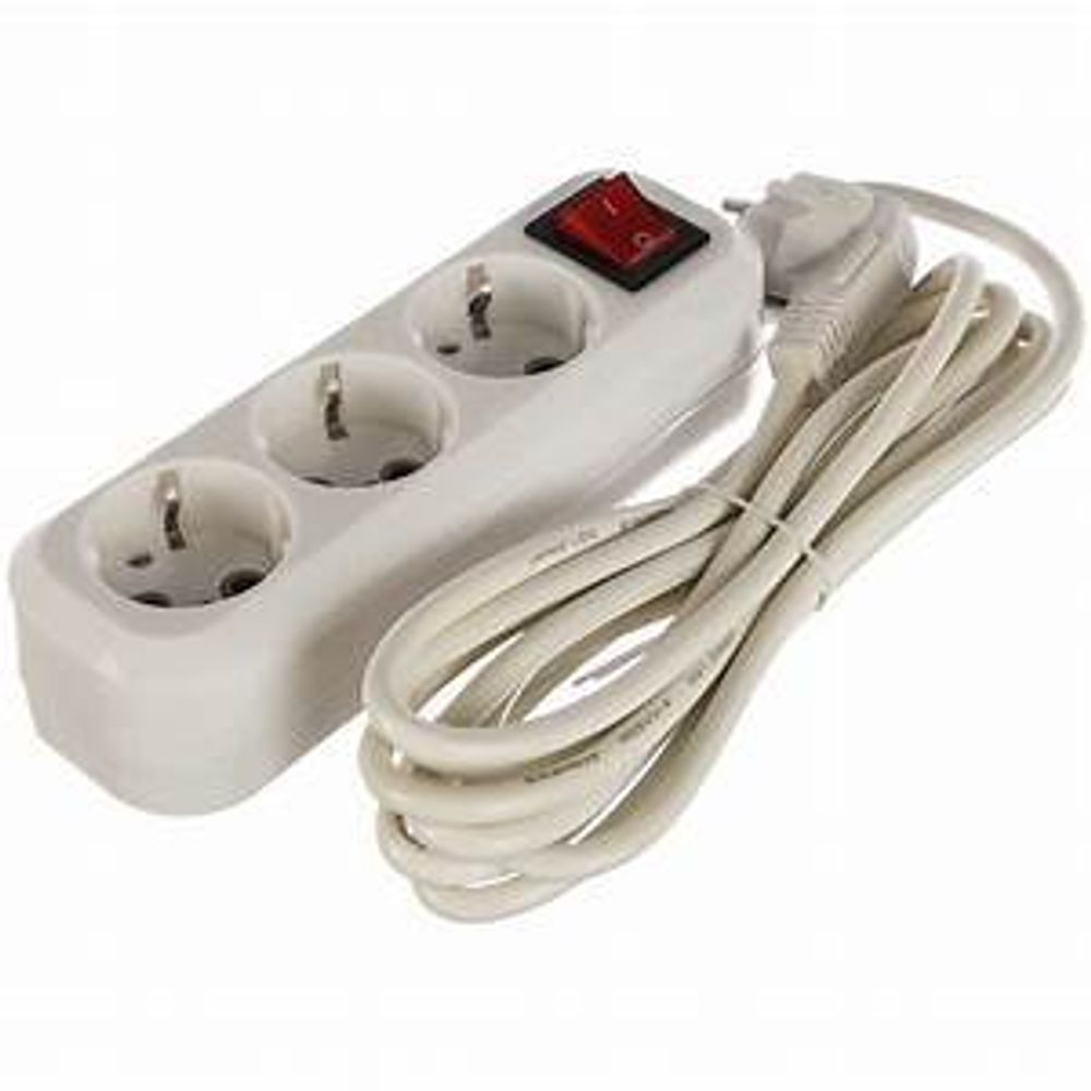 Удлинитель 3 гнезда 7м с/з 16А/3,5кВт Smartbuy(SBE-16-3-07-Z)