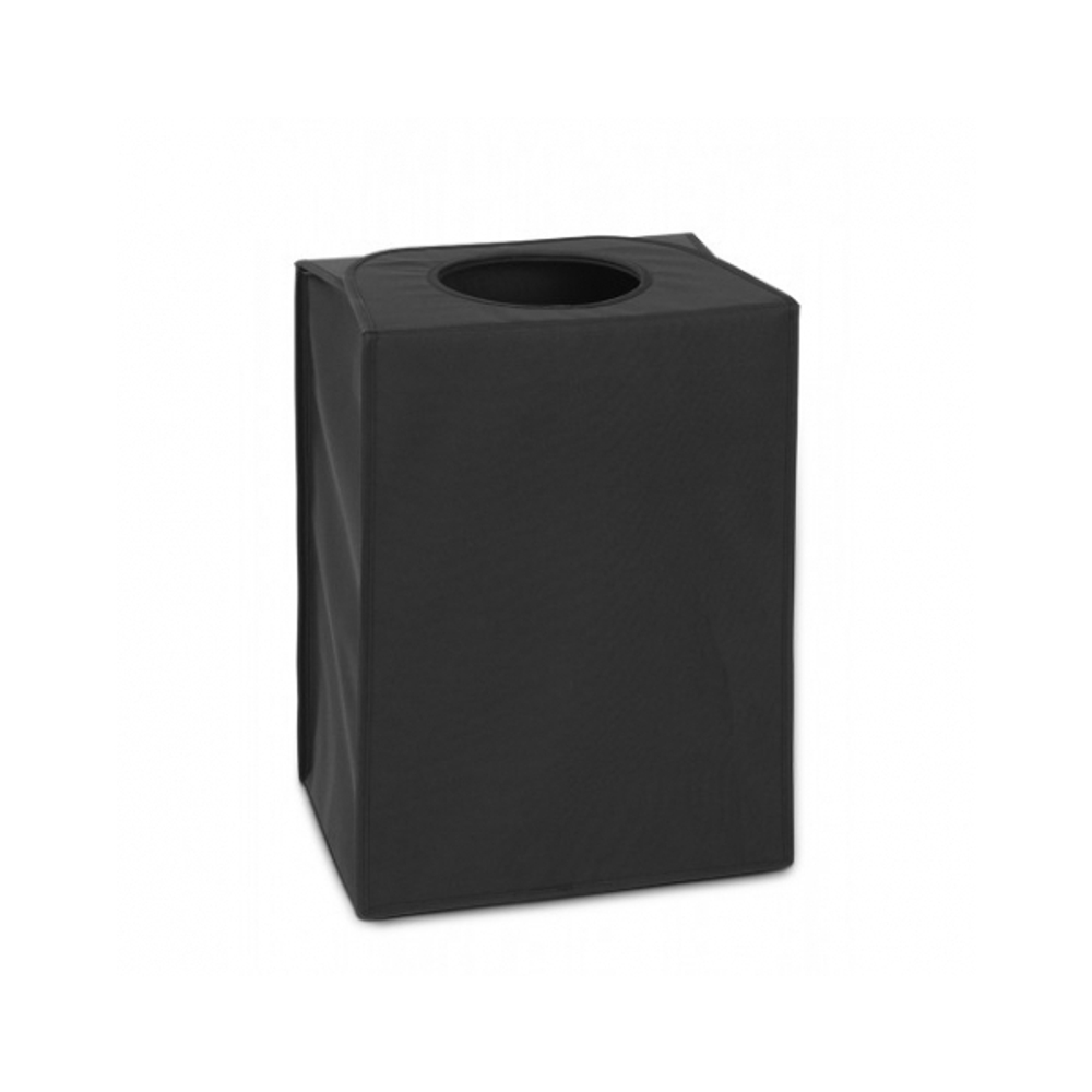 Сумка для белья Brabantia прямоугольная черная вид спереди