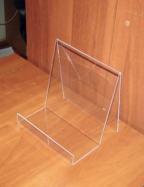 Подставка под сумки №4 акриловая