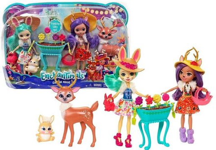 Кукла Enchantimals Mattel - Набор кукол и животных - две куклы с оленек и зайчиком FDG01