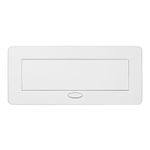 Встраиваемый горизонт. настольный удлинитель, 2 гнезда 1 USB Type-A + 1 USB Type-С