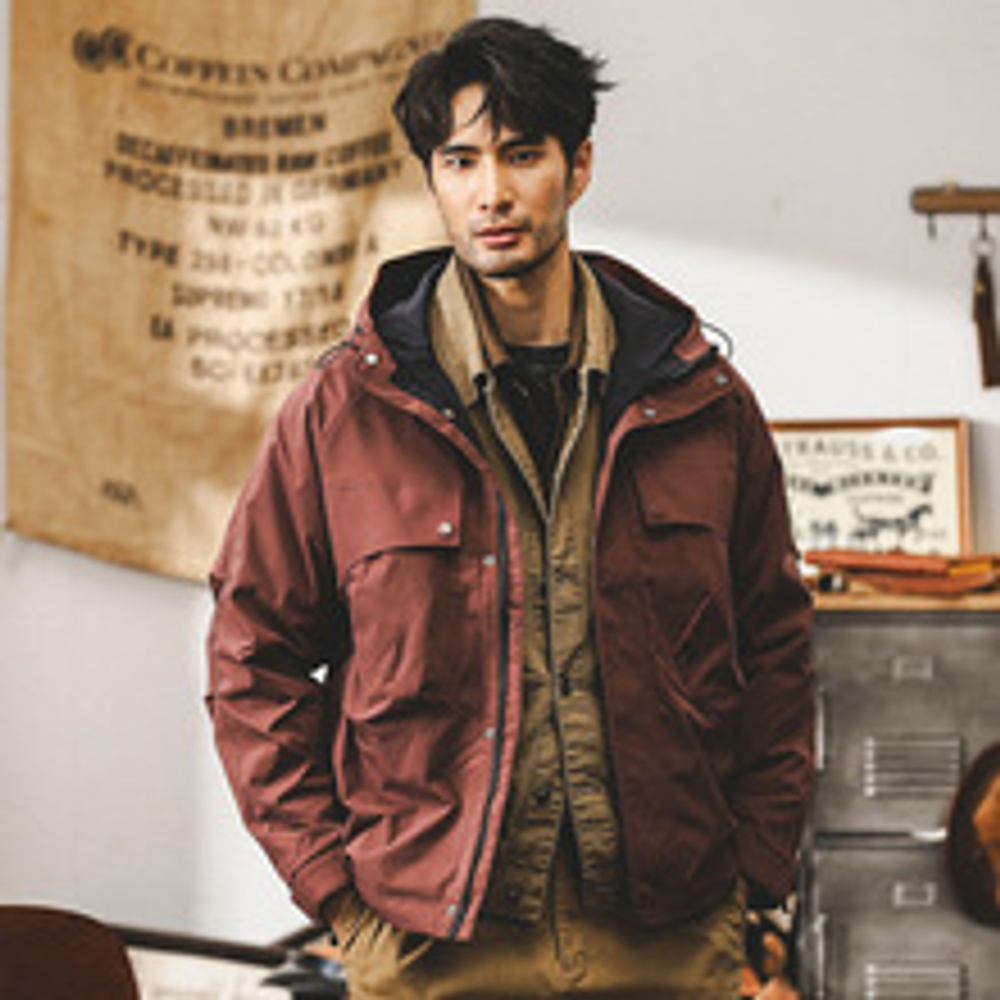 Мужская куртка в стиле американского ретро,сезон весна-осень, городская повседневная куртка для активного отдыха, свободный крой.