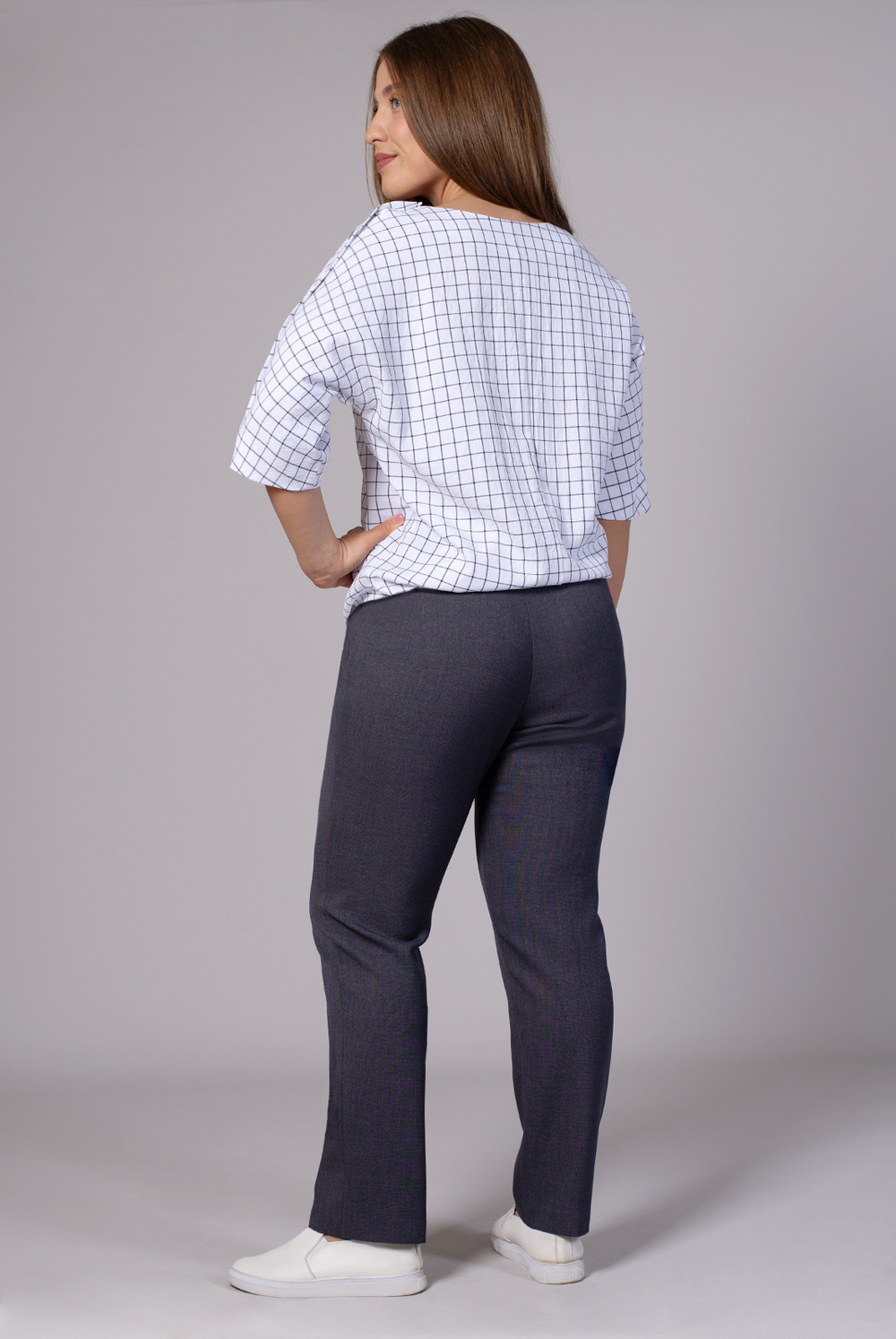 Брюки женские 3705ВП, Темно-серый #48ТСер023705ВП