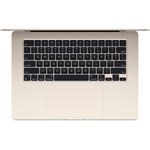 Ноутбук Apple MacBook Air 15 (M4, 10C/10C), 24/512GB, Starlight (Сияющая звезда) MC6K4