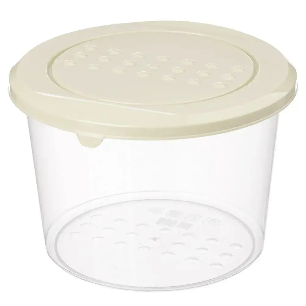 Контейнер для продуктов Asti круглый 0,8л (светло-бежевый)