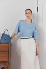 ТОНКИЙ РЕМЕНЬ С ЗАМОЧКОМ BLUE|NUDE