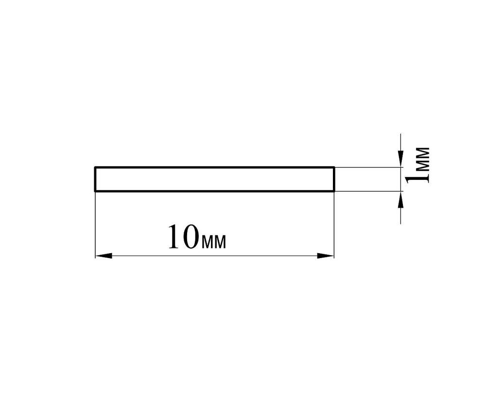 Накладка скольжения AMS, 1 м, ДБ-00000695