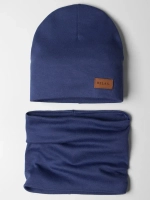 Шапка для мальчика осенняя и снуд