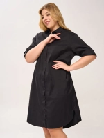 Платье-рубашка с карманами