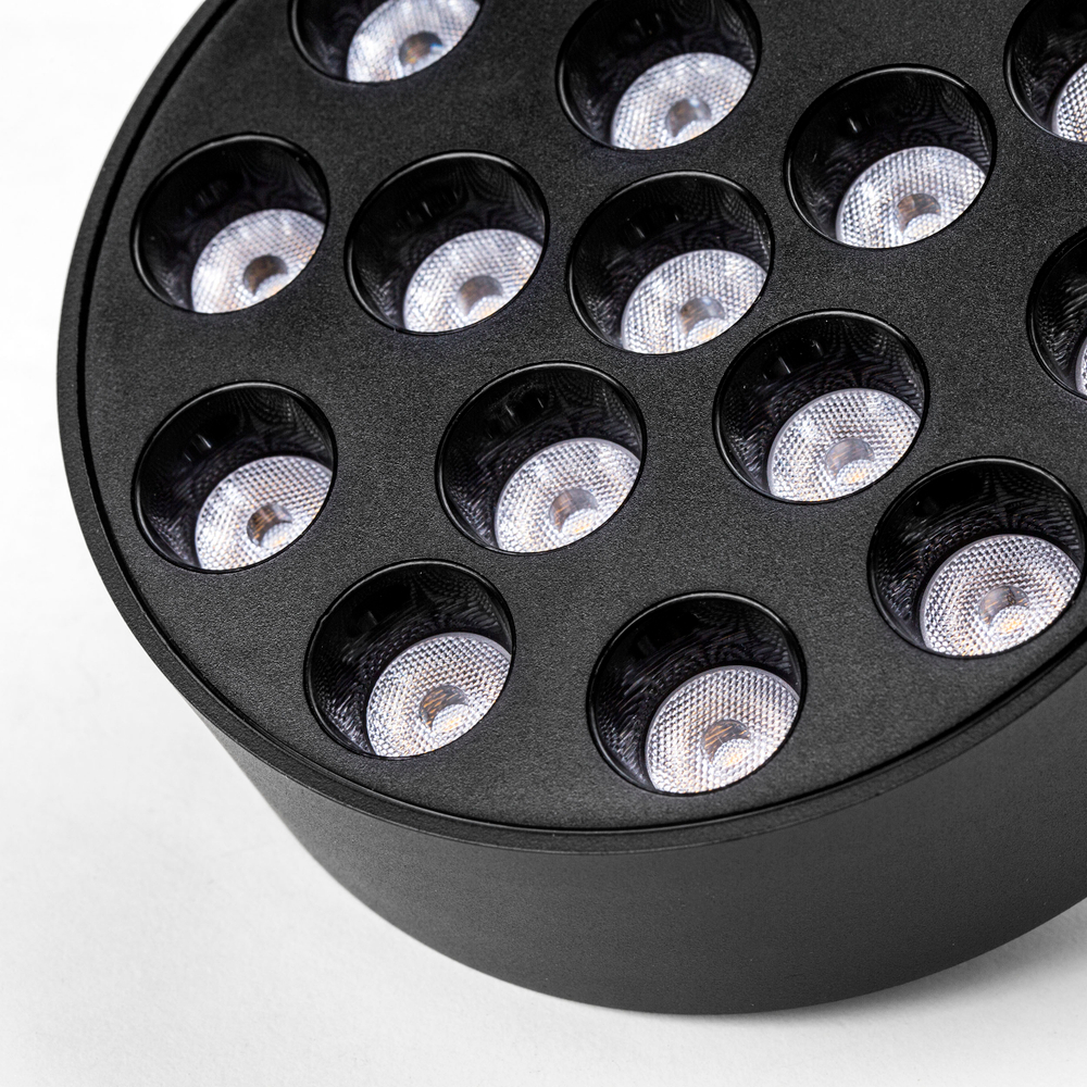 210747 Светильник 48V DUE HERMES 10W 790LM 24G ЧЕРНЫЙ 4000K