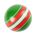 Мяч д. 75мм Серия "Классика" ручное окраш. (крестики нолики, наш мяч, ободок) (Р3-75/Кл)