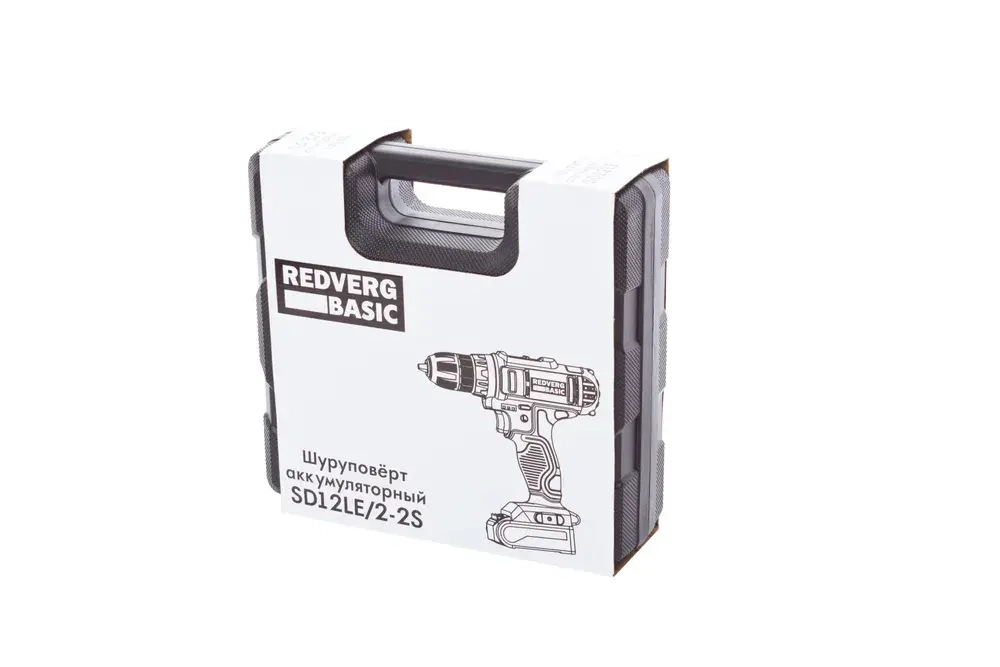 Шуруповерт аккумуляторный REDVERG Basic SD12LE/2-2S